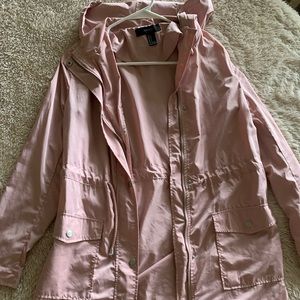 Forever 21 pink rain jacket